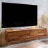 Mueble TV Lowboard Colgante Mango Madera Maciza 108x25x34 cm 