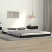 Estructura de cama madera maciza de pino negro 120x200 cm