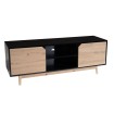 Mueble para TV de Roble Negro 150x55x40 cm