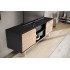 Mueble para TV de Roble Negro 150x55x40 cm