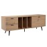 Mueble bajo de roble decorativo 150x55x40 cm