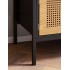 Mueble TV Madera Negro / Roble 110x48x40 cm 