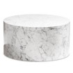 Mesa de Centro 60x60x30 cm Blanco Brillo