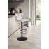 Taburete de bar, Terciopelo Beige con Respaldo 86 - 106 cm