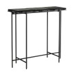 Mesa consola negra 90x29x85 cm 