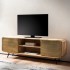 Mueble TV de madera maciza de mango 160x55x41 cm 