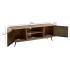 Mueble TV de madera maciza de mango 160x55x41 cm 