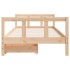 Estructura de cama para niños con cajones madera pino 90x200