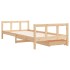 Estructura de cama para niños con cajones madera pino 90x200