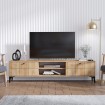 Mueble de tv Kailua Y127, Roble, 180x55x31cm