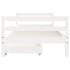 Estructura cama niños con cajones madera pino blanco 80x200