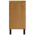 Aparador con puerta de vidrio FLAM madera de pino 80x40x80