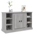 Aparador de madera contrachapada gris Sonoma 100x35,5x60