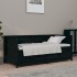 Sofá cama madera maciza de pino negro 75x190