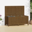 Caja de almacenaje jardín madera pino marrón miel 147x68x64 cm