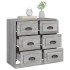 Aparador de madera contrachapada gris Sonoma 70x35,5x67,5