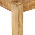 Mesa de centro de madera de mango maciza 80x80x40