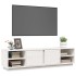 Mueble de TV madera maciza de pino blanco 156x40x40