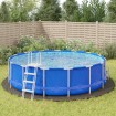 Tapiz de suelo piscina geotextil de poliéster gris claro Ø550cm