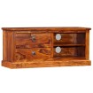 Mueble para TV de madera maciza de sheesham 90x30x40 cm