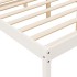 Cama para personas mayores madera maciza pino blanca 180x200