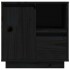 Mesitas de noche 2 uds madera maciza de pino negro 50x34x50