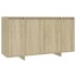 Aparador de madera contrachapada roble Sonoma 135x41x75