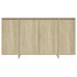 Aparador de madera contrachapada roble Sonoma 135x41x75