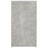 Aparador de madera contrachapada gris hormigón 100x33x59,5