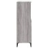 Aparador alto de madera contrachapada gris Sonoma 60x36x110