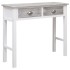 Mesa consola de madera gris 90x30x77