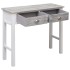 Mesa consola de madera gris 90x30x77