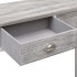 Mesa consola de madera gris 90x30x77