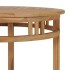 Mesa de comedor de madera maciza de teca Ø 80