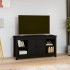 Mueble de TV de madera maciza de pino negro 103x36,5x52