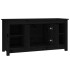 Mueble de TV de madera maciza de pino negro 103x36,5x52