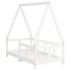 Estructura de cama para niños madera de pino blanco 70x140