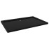 Plato de ducha rectangular negro ABS 80x120