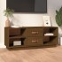 Mueble de TV madera maciza de pino marrón miel 100x34x40