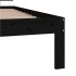 Estructura de cama madera maciza de pino negro 90x200