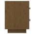 Mesitas de noche 2 uds madera de pino marrón miel 40x34x45