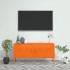 Mueble para TV de acero naranja 105x35x50