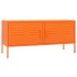 Mueble para TV de acero naranja 105x35x50