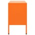 Mueble para TV de acero naranja 105x35x50