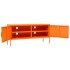 Mueble para TV de acero naranja 105x35x50