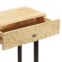 Mesa consola de madera maciza de mango 102x30x79