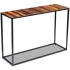 Mesa consola de madera maciza reciclada 110x35x76