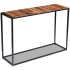 Mesa consola de madera maciza reciclada 110x35x76