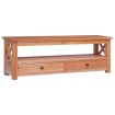 Mueble para TV de madera maciza de caoba 120x30x40 cm