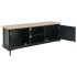 Mueble para el televisor de madera negro 120x30x40